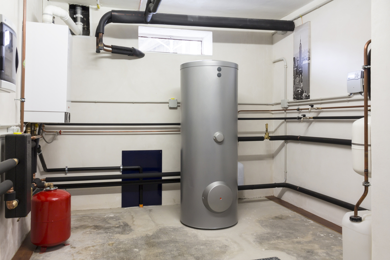 condensing boiler gas in the boiler room in Yeovil